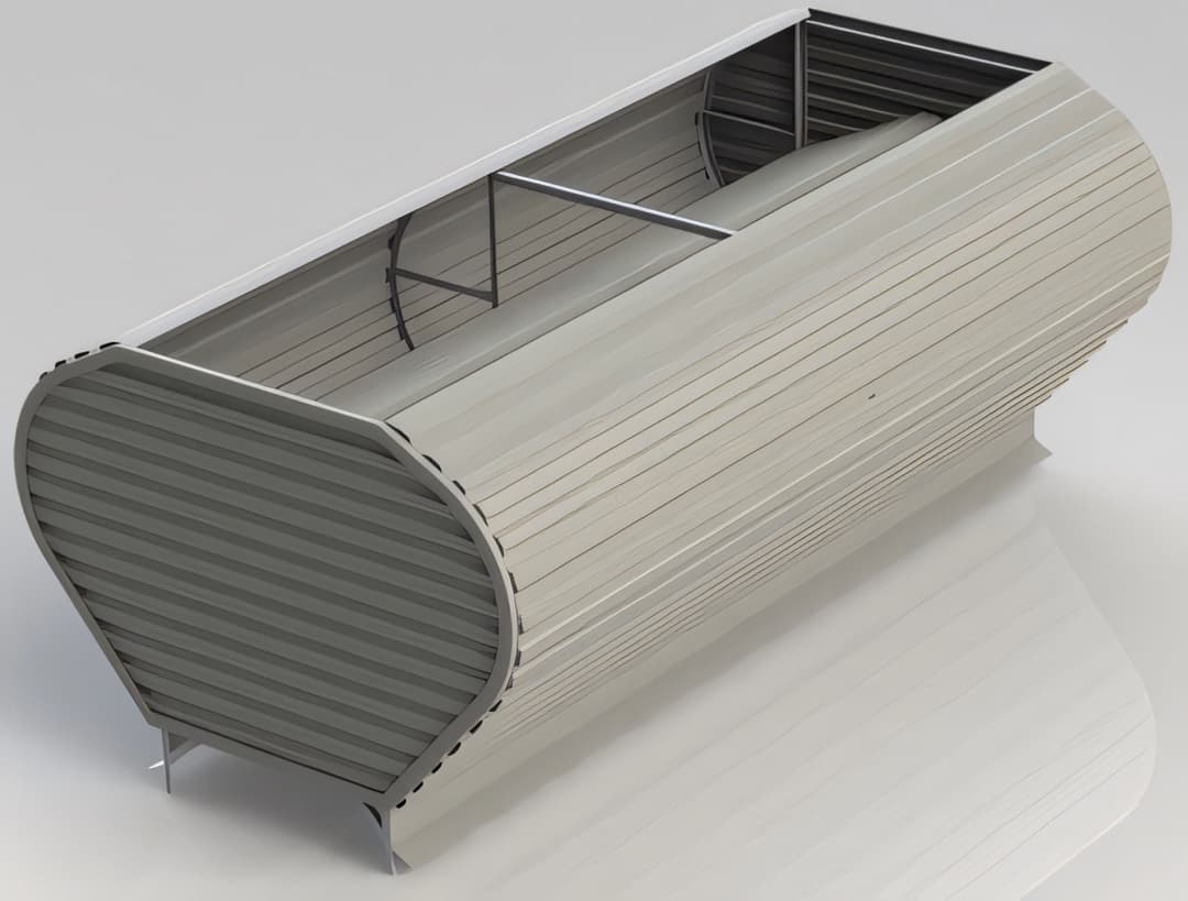 Tejado de una industria en donde hay 3 ventiladores tipo magnavalve para optimizar la ventilación